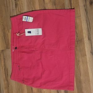 Style @ Co pink denim skirt